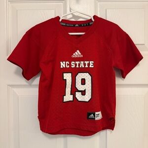 NWOT adidas #19 Red NC State Wolfpack Football Replica Jersey